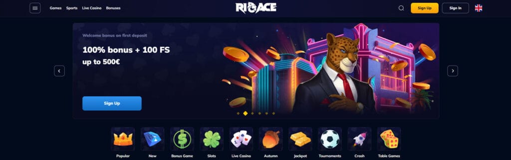RioAce Casino Official Website